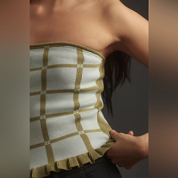 Daily Practice by Anthropologie Rosie Tube Top Size M Pre Owned Very Good - Picture 1 of 3